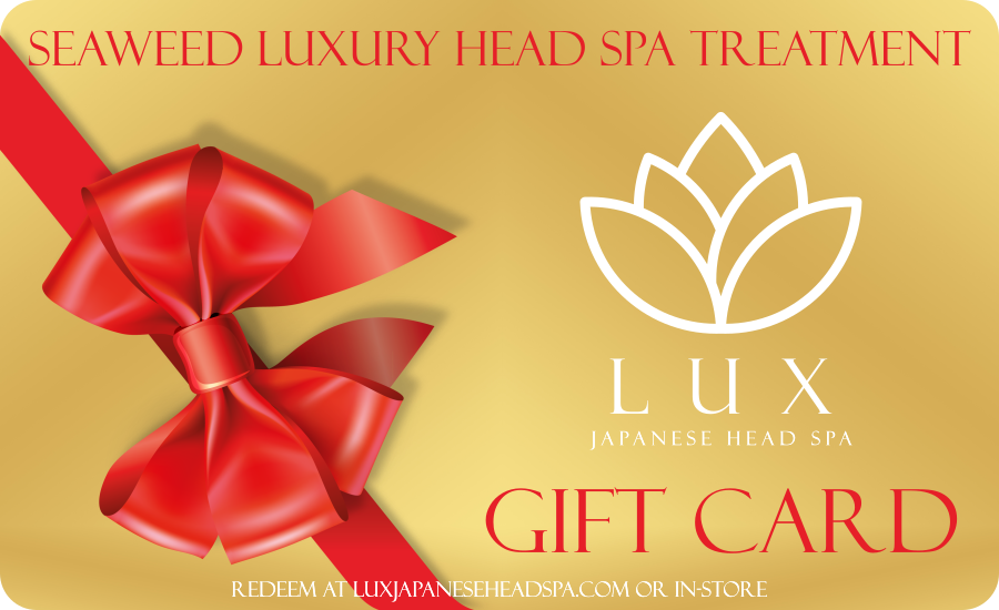Head Spa Treatment Gift Cards - $150 to $700